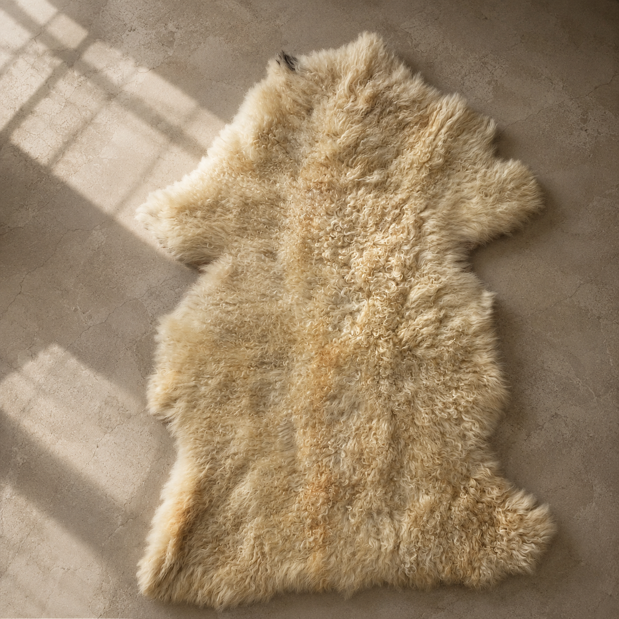 SHEEP SKIN RUG SR-116 34x25 INCH