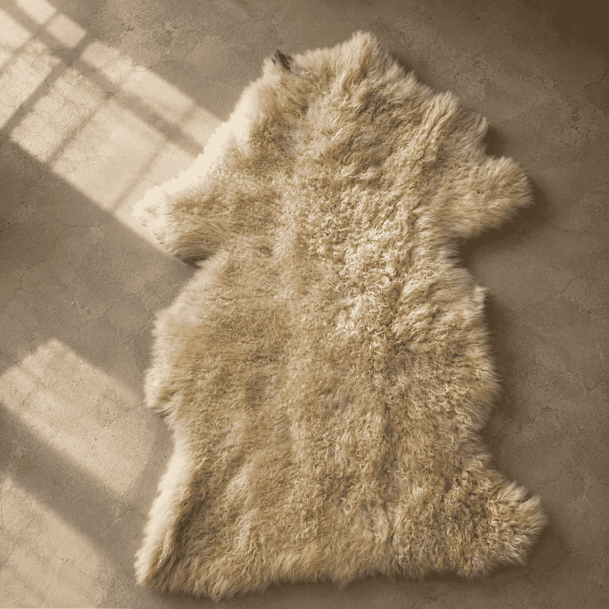 SHEEP SKIN RUG SR-116 34x25 INCH