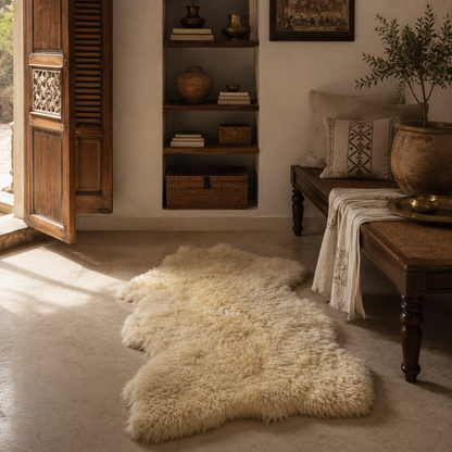 SHEEP SKIN RUG SR-116 34x25 INCH