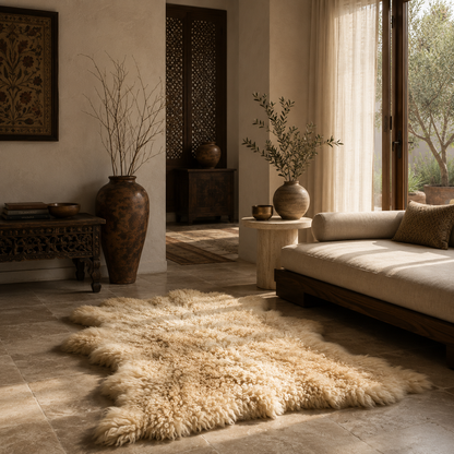 SHEEP SKIN RUG SR-119 40x31 INCH