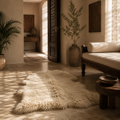 SHEEP SKIN RUG SR-120 38x26 INCH