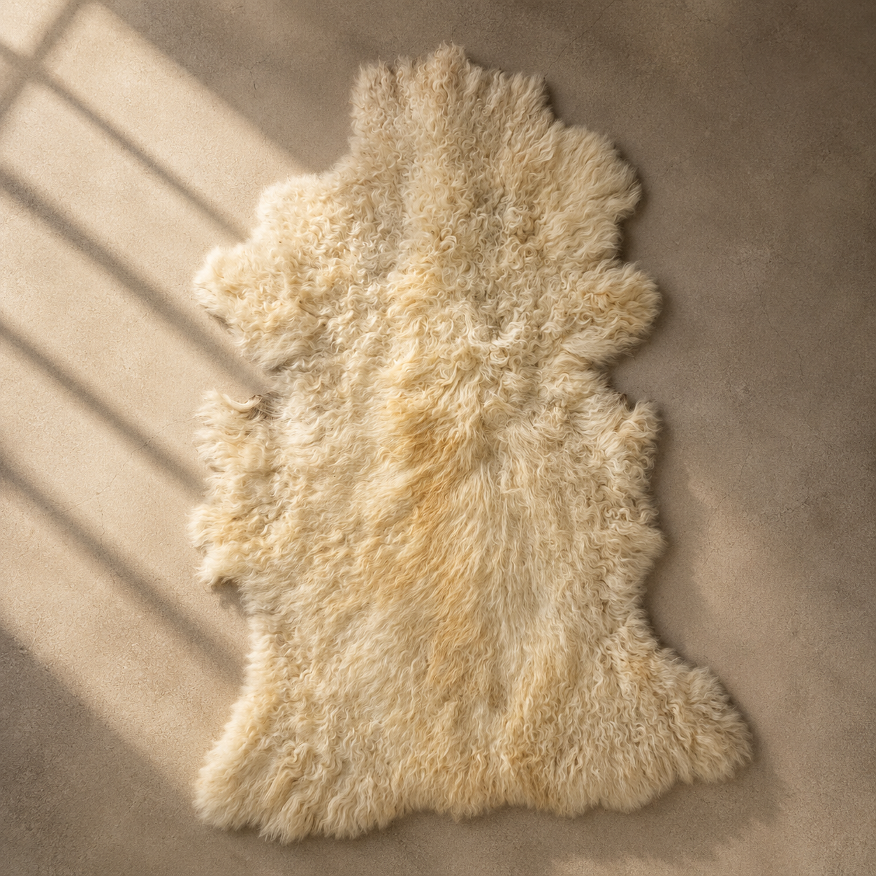 SHEEP SKIN RUG SR-122 39x28 INCH