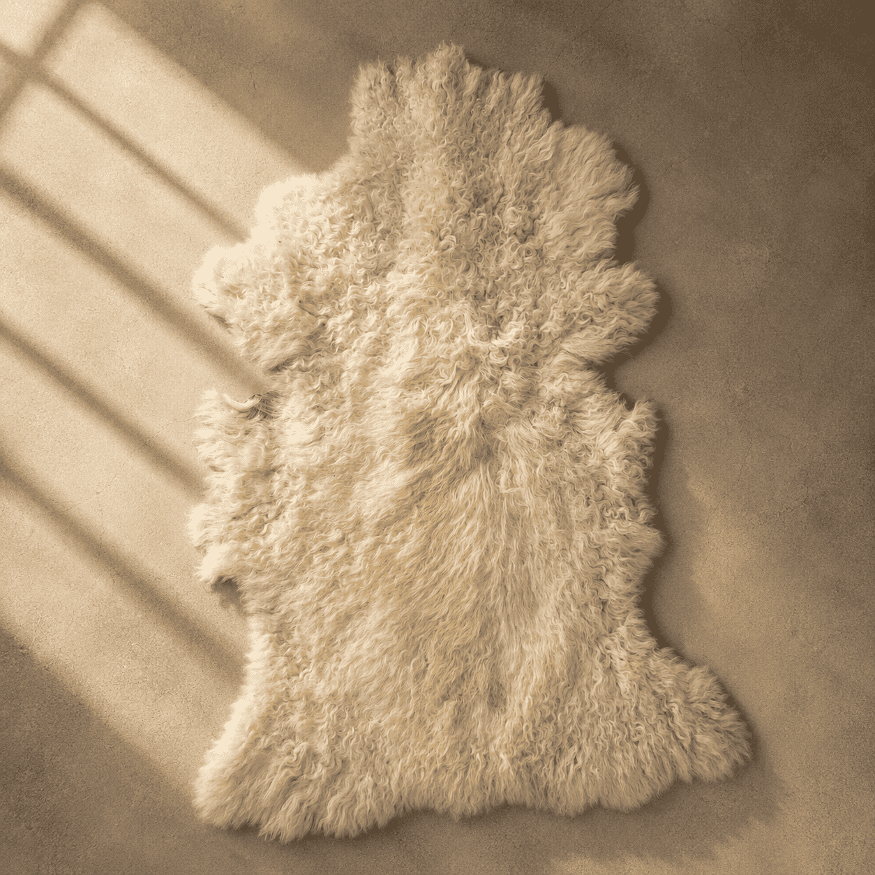 SHEEP SKIN RUG SR-122 39x28 INCH