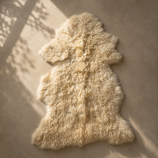 SHEEP SKIN RUG SR-123 36x28 INCH