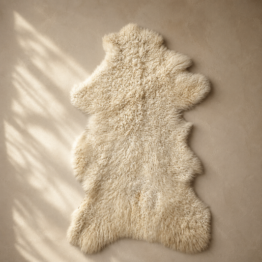 SHEEP SKIN RUG SR-129 36x24 INCH
